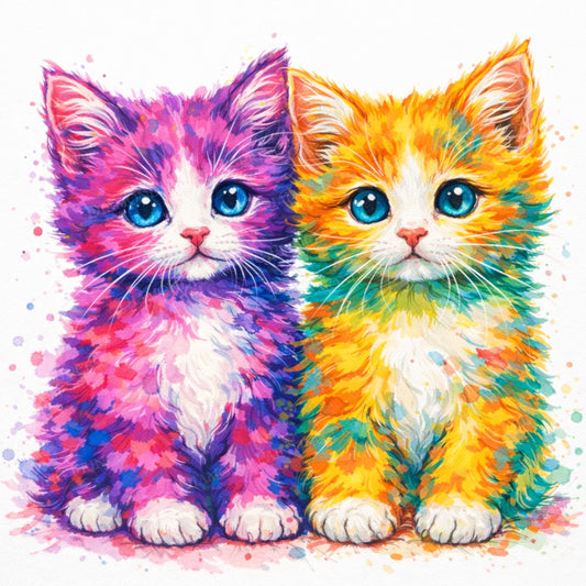 Colourful Kittens