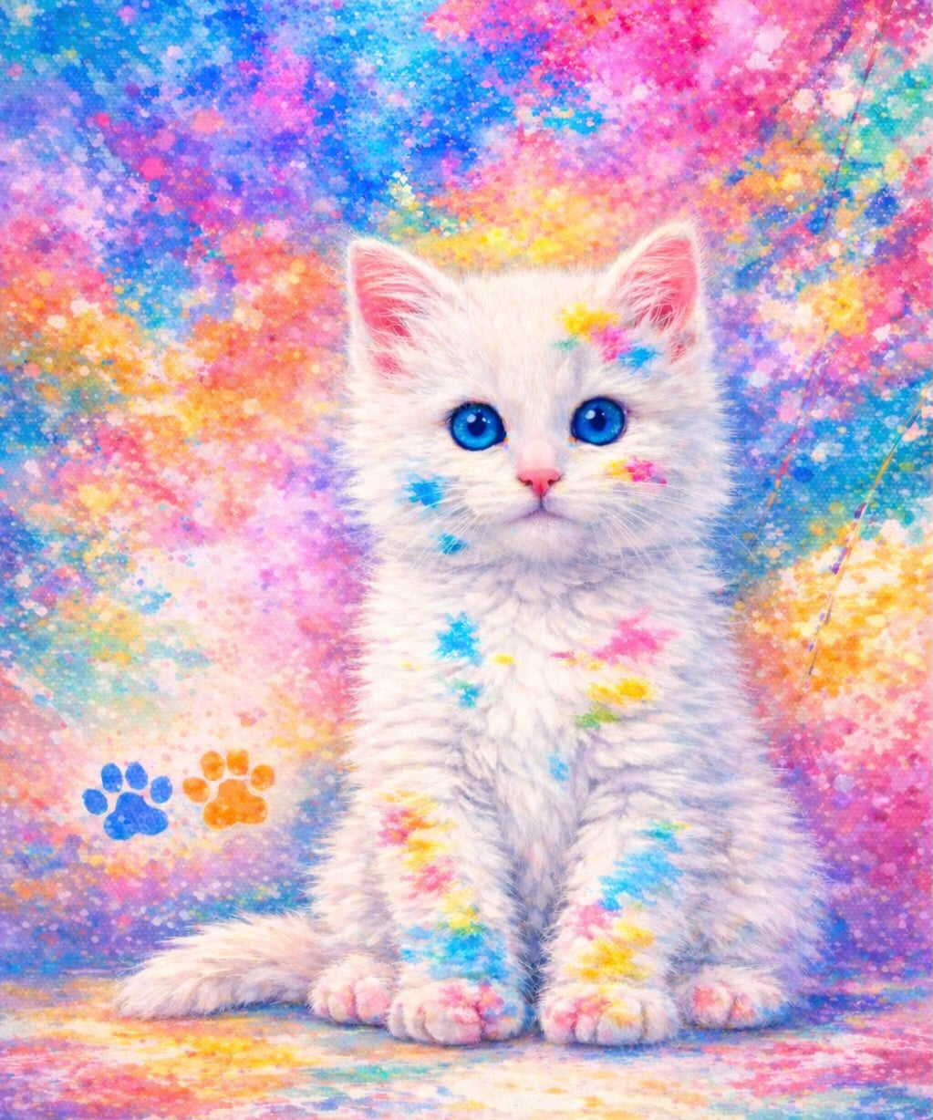 Painting Kitten