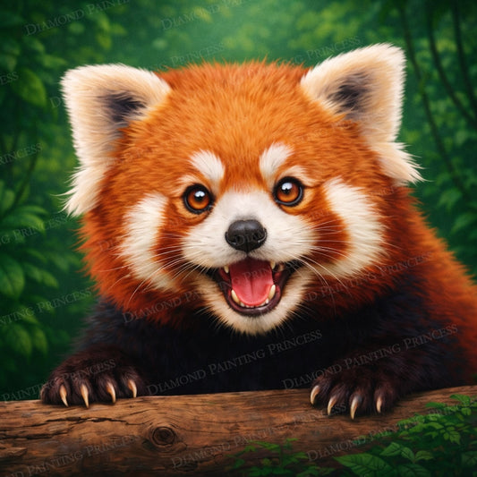 Bright-eyed Red Panda