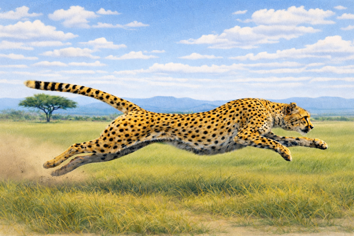 Cheetah Running