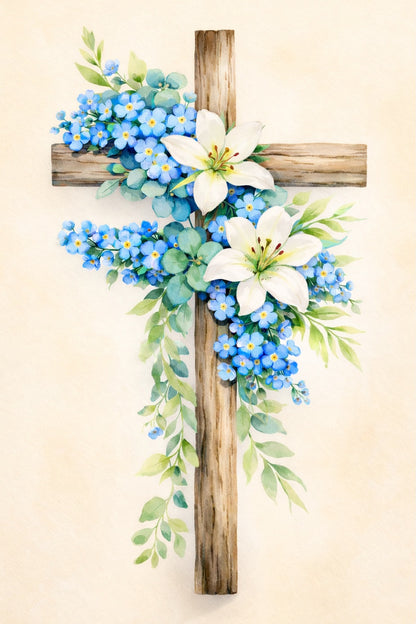 Floral Cross