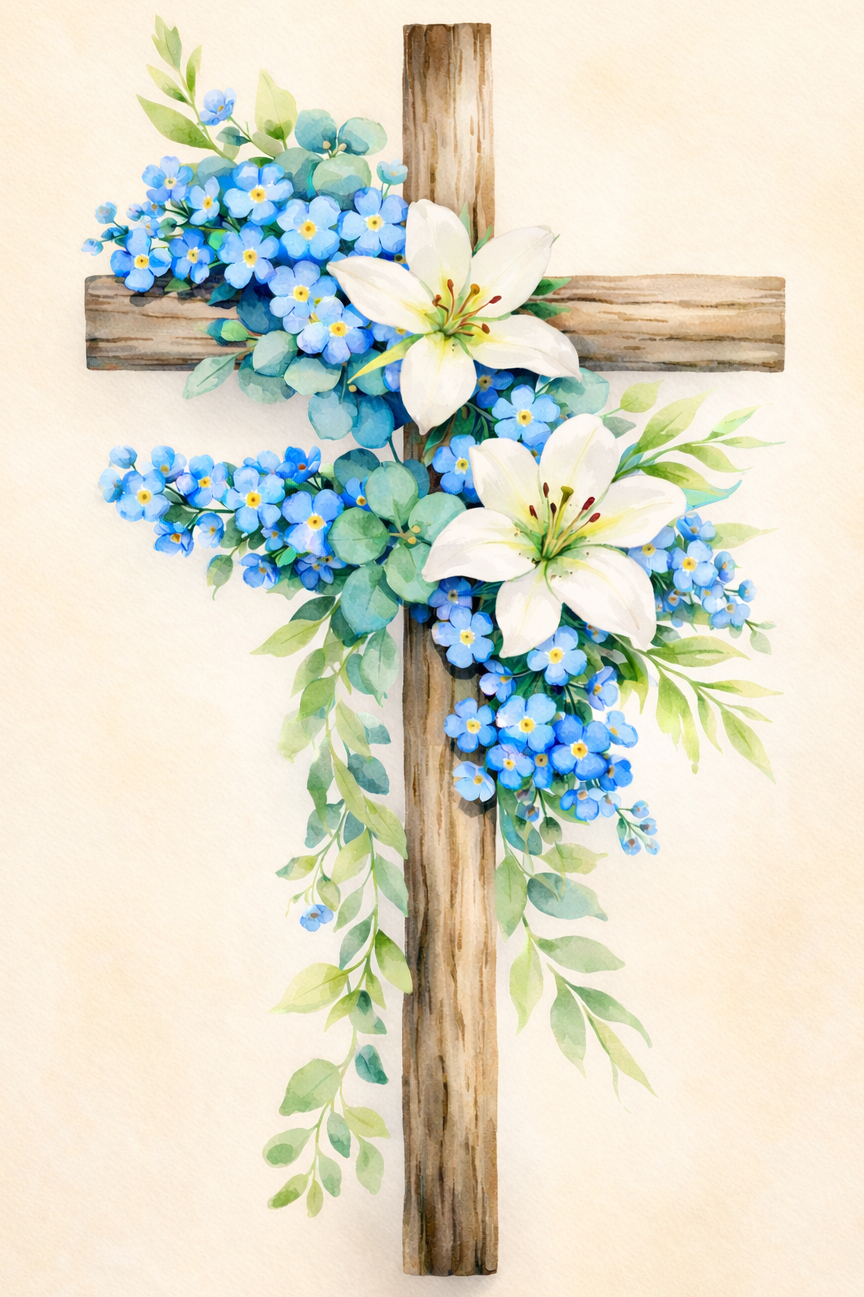 Floral Cross