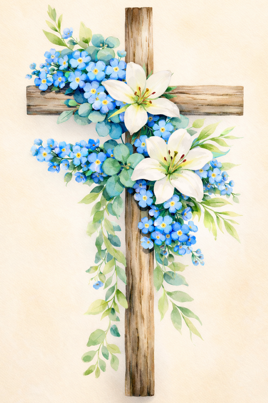 Floral Cross