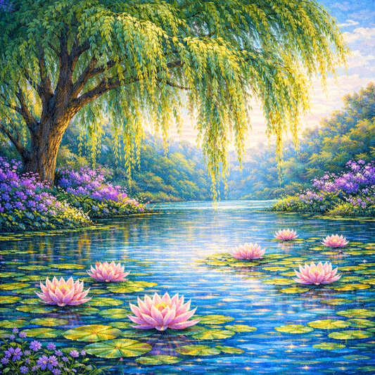 Sunlit Lilies