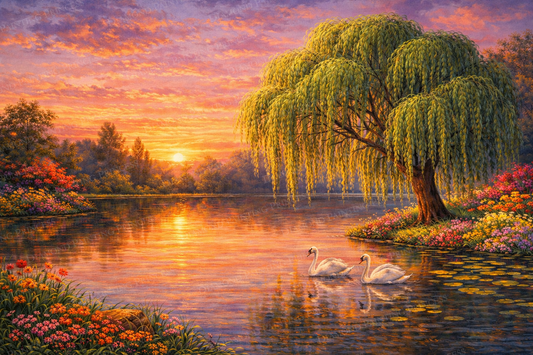Willow at Sunset