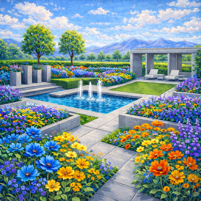 Modern Garden Oasis