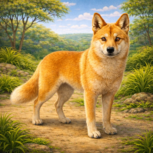 Dingo in the Outback