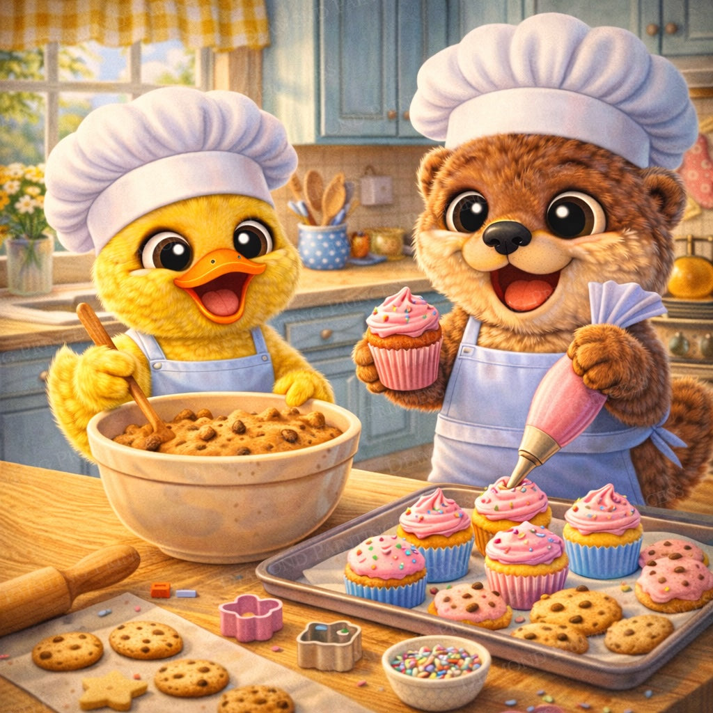 Cookie and Sky Baking
