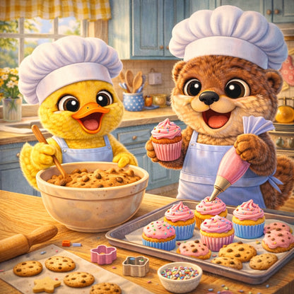 Cookie and Sky Baking