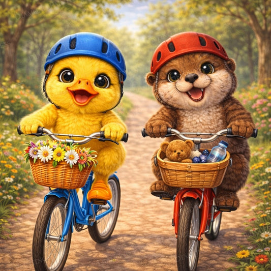 Cookie and Sky’s Cycling Adventure