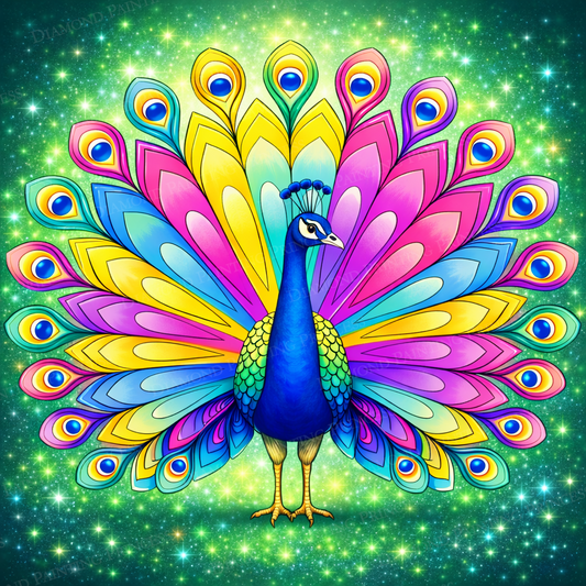 Brilliant Green Peacock