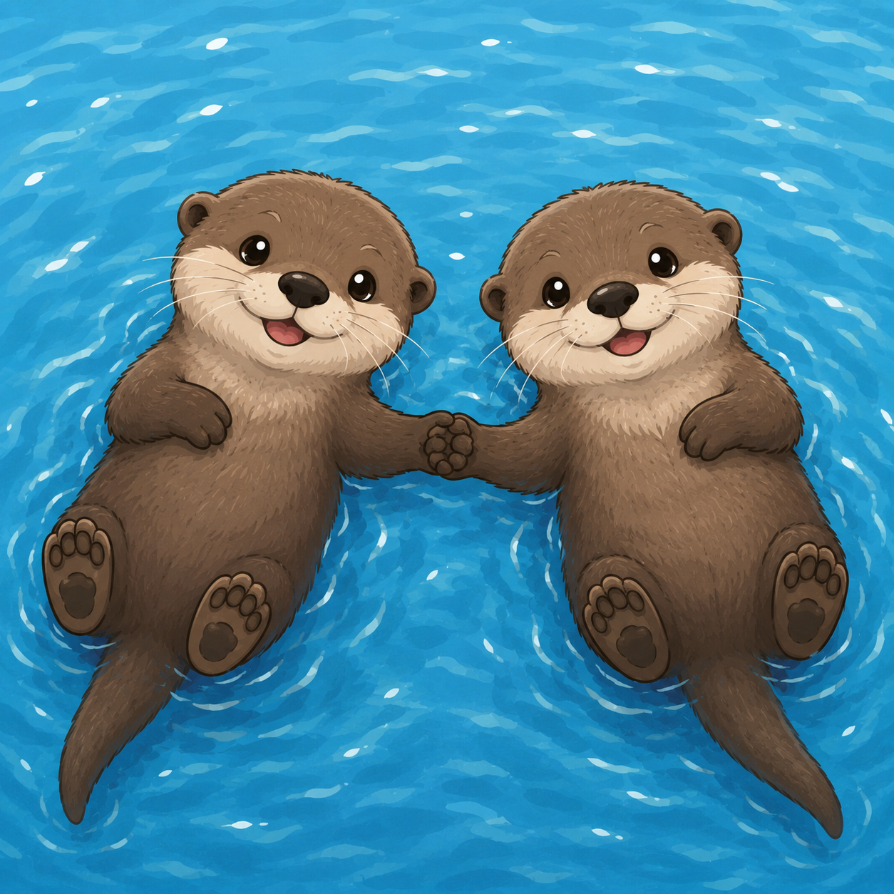 Otter Best Friends