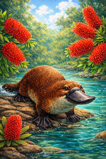 Riverbank Platypus