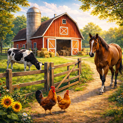 Morning on the Farm