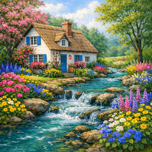 Cottage by the Crystal Stream
