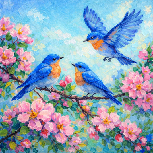 Bluebirds in Bloom