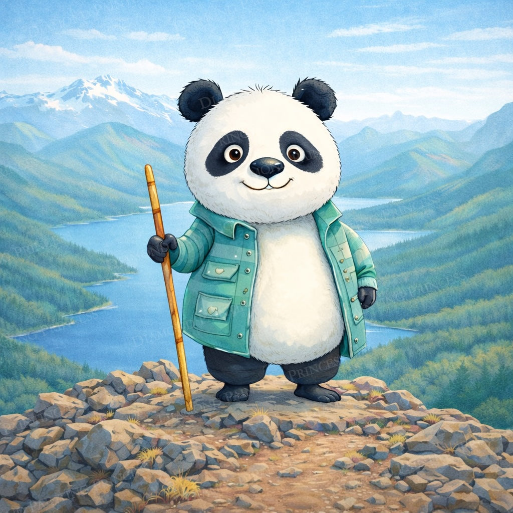 Hiking Panda