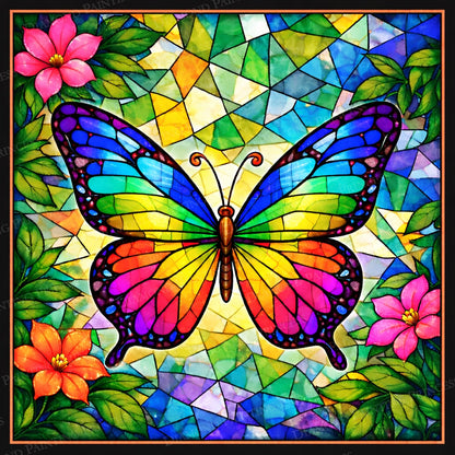 Stained Glass Butterfly
