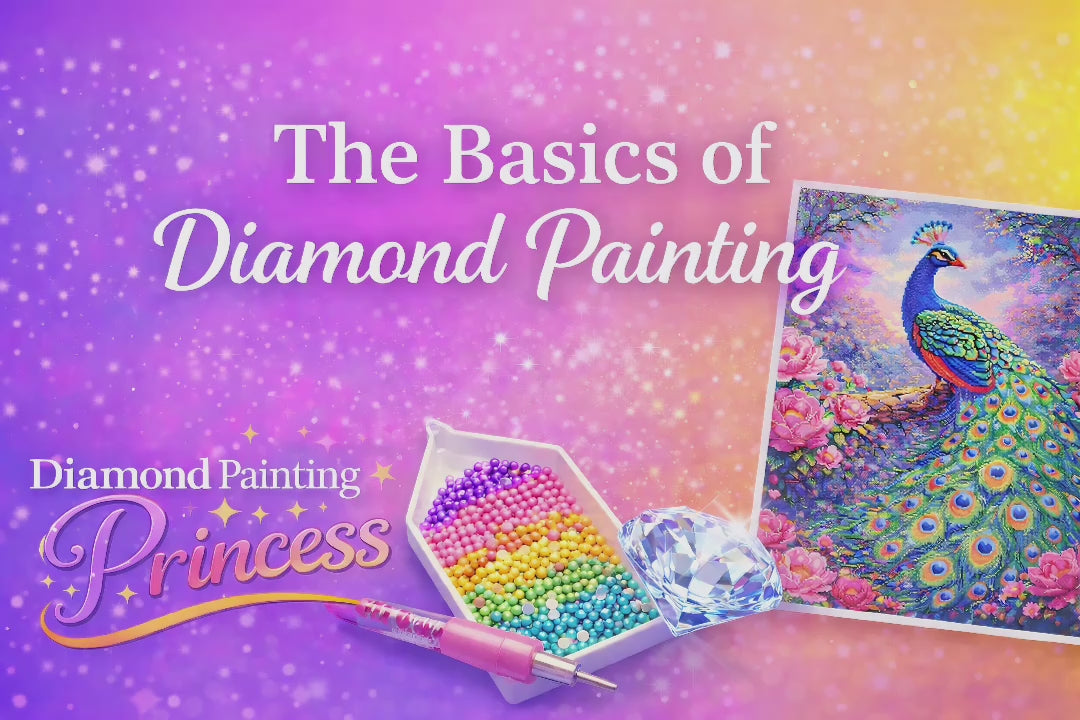 Load video: Video: The Basics of Diamond Painting - Part 1